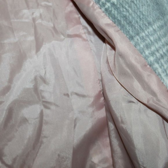 Torrid Plaid Wool Blend Midi Coat Gray HW9555 - Picture 9 of 10